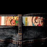 Garbage Pail Kids Card Belt on Blue Jeans