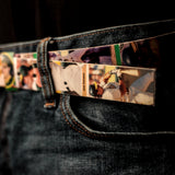 Jose Canseco Baseball Card Belt On Blue Jeans