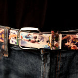 Karl Malone & John Stockton Basketball Card Belt