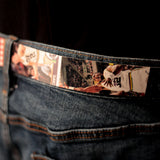 Karl Malone & John Stockton Basketball Card Belt