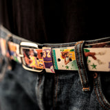 Vlade Divac On A Los Angeles Lakers Basketball Card Belt