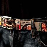 Dick Verace Card On A 1990's NBA Head Coaches Basketball Belt