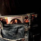 Cotton Fitzsimmons Card On A 1990's NBA Head Coaches Basketball Belt