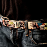 Tim Brown Card On A Los Angeles Raiders Football Card Belt
