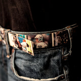 Los Angeles Raiders Football Card Belt