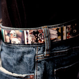 Los Angeles Raiders Football Card Belt