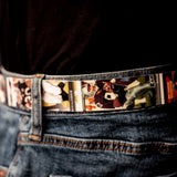 Willie Gault Card On A Los Angeles Raiders Football Card Belt