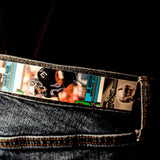 Bo Jackson Card On A Los Angeles Raiders Football Card Belt