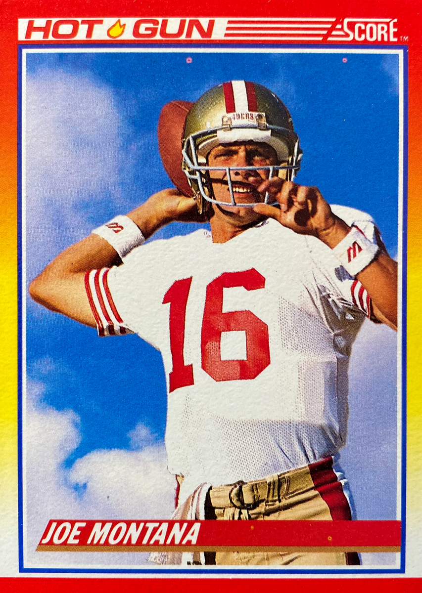 On sale Joe Montana Card