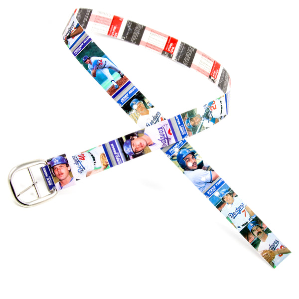 Los Angeles Dodgers Baseball Card Belt #9 | Card Belts Los Angeles Dodgers Baseball Card Belt #9 | Card Belts