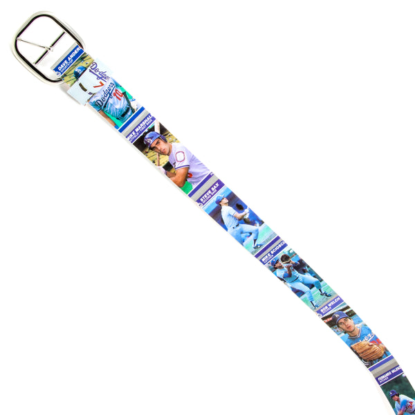 Los Angeles Dodgers Baseball Card Belt #8
