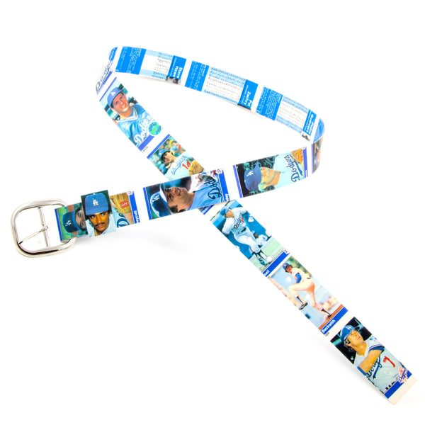 Los Angeles Dodgers Baseball Card Belt #4
