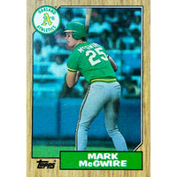 Mark McGwire Baseball Card Belts