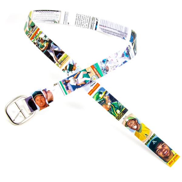 Oakland Athletics Baseball Card Belt #12