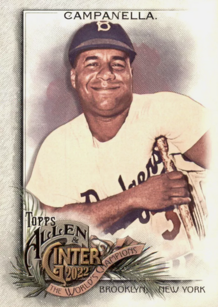 Roy Campanella Reprinted Baseball Card Belt