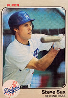 Steve Sax Baseball Card Belts