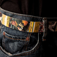 Jose Canseco Baseball Card Belt On Blue Jeans
