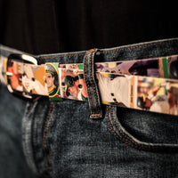 Jose Canseco Baseball Card Belt On Blue Jeans