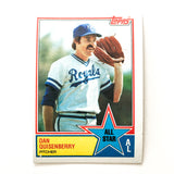Custom Kansas City Royals Baseball Card Belts