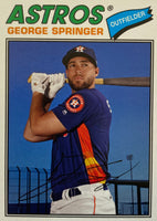George Springer Baseball Card Belts