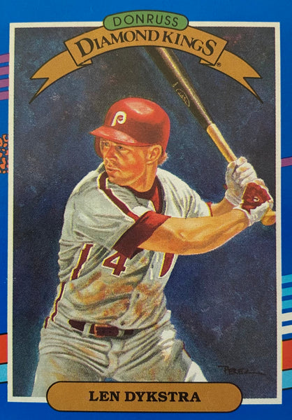 Lenny Dykstra Phillies Baseball Card Belt