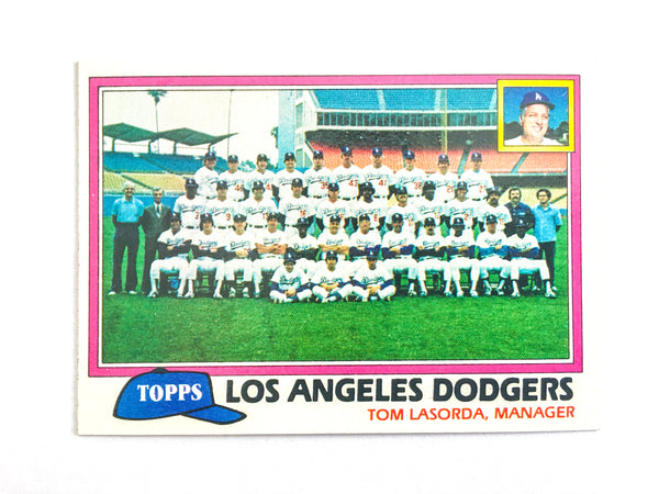 Los Angeles Dodgers Baseball Card Belt