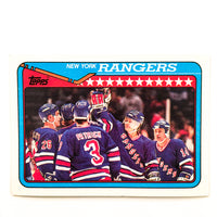 New York Rangers Hockey Card Belts